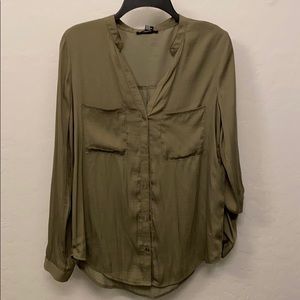 Women’s long sleeve olive color